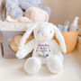 Personalised My First Easter Bunny Toy With Name, thumbnail 2 of 6