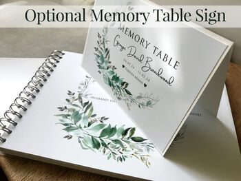 Personalised In Loving Memory Guest Book, 3 of 9