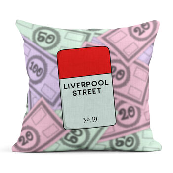 Personalised New Home Cushion 'House Address', 7 of 7
