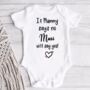 If Mummy Says No Auntie Will Say Yes Personalised Vest, thumbnail 6 of 7