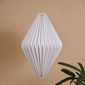 Origami Hex Paper Pendant Shade, 3 of 5