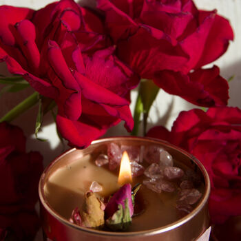 Rose And Vanilla Quartz Candle, 11 of 12