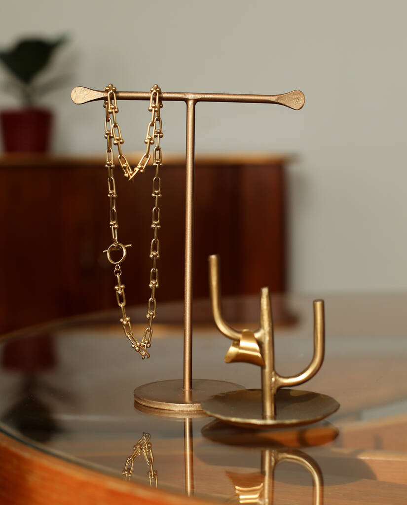 Altus Forged Tall Jewellery Stand By Oba Home Limited