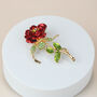 Sparkly Rose Brooch, thumbnail 1 of 2