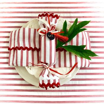 'Candy Cane' Reusable Christmas Cracker And Crown, 2 of 10