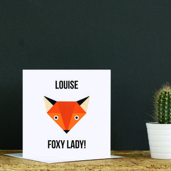Ey Up Foxy Anniversary Card, 2 of 2