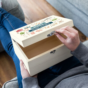 Personalised Farm Animals Keepsake Box Gift For Children, 2 of 6