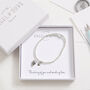 Silver Plated Wing And Heart Bracelet Sympathy Gift, thumbnail 2 of 6