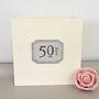 '50th' Birthday Card, thumbnail 1 of 2