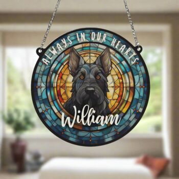 Scottish Terrier Memorial Suncatcher, 6 of 6