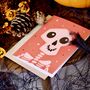 Happy Skeleton Halloween Greetings Card, thumbnail 3 of 6