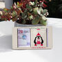 Personalised Christmas Penguin Money Holder, thumbnail 3 of 8