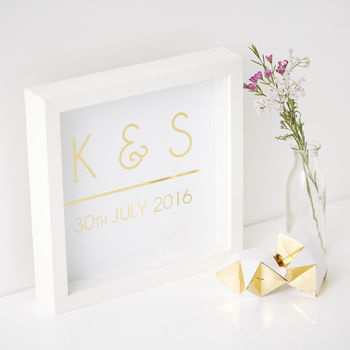 Personalised Initial Framed Print, 2 of 4