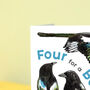 New Baby Boy Magpie Card, thumbnail 2 of 8