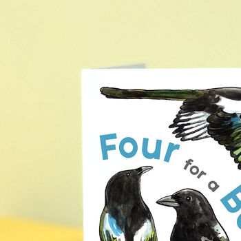 New Baby Boy Magpie Card, 2 of 8
