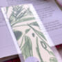 Monstera Plant Illustrated Double Sided Bookmark, thumbnail 5 of 7