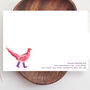 Pink Pheasant Note Cards, thumbnail 1 of 2