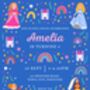 Digital Editable Princess Kids Birthday Party Invitation Template, thumbnail 9 of 10