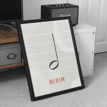 Minim Note Print | Music Theory Poster, 4 of 10