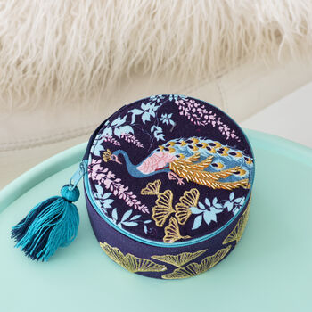 Jewelled Embroidered Jewellery Boxes, 9 of 10