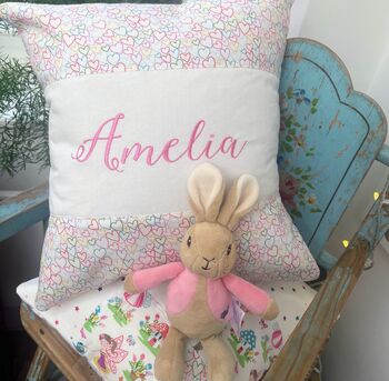 Fairy Garden Name Cushion, 10 of 10