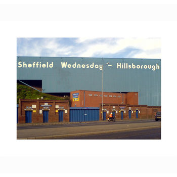 'Kop Exterior' Minimalist Sheffield Wednesday Mug, 4 of 6