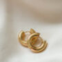 Chunky Hoop Hinged Earrings, thumbnail 3 of 3