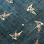 Swooping Swallows Foil Scarf Gift, thumbnail 3 of 10