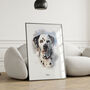 Personalised Watercolour Pet Portrait, thumbnail 5 of 12