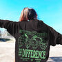 'Be The Change' Retro Style Environmental Hoodie, thumbnail 1 of 12