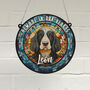 Cocker Spaniel Black And White Memorial Suncatcher, thumbnail 1 of 6