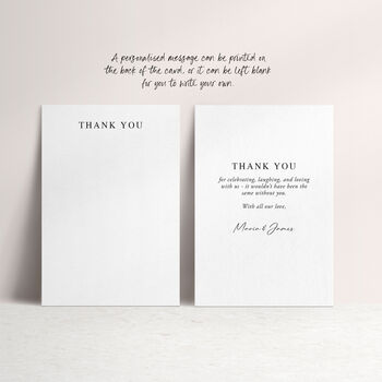 Personalised Wedding Venue Illustration Thank You Card, 3 of 4