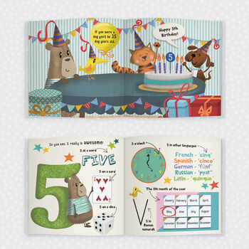 Wow You're Five! A Birthday Book You Can Send As A Card, 12 of 12