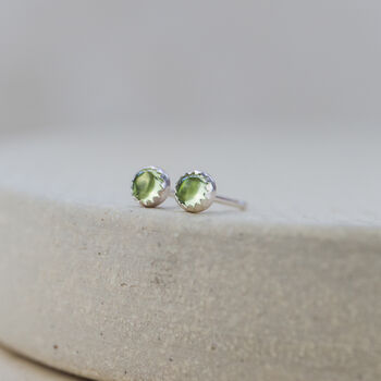 Sterling Silver Mini Birthstone Stud, 11 of 12