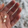 Beach Crab 18k Gold Plated Summer Earrings, thumbnail 1 of 4