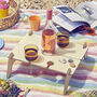 Personalised Portable Picnic Table Wine Holder, thumbnail 1 of 11