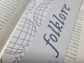 Taylor Swift Folklore Bookmark, 2 of 3