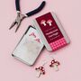 Mushroom Earring Making Kit, Diy Jewellery Craft Kit, thumbnail 1 of 6