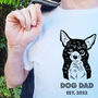 Personalised Dog Dad T Shirt, thumbnail 3 of 8