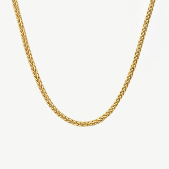 0.1cm,0.3cm Or 0.4cm Men’s Twisted Chain Necklace In Gold Or Silver, Christmas Jewellery Gift, 7 of 11