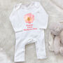Happy First Mother's Day Rose Babygrow, thumbnail 2 of 3
