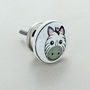 Animal Cartoons Children's Room Ceramic Door Knobs, thumbnail 3 of 7