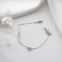 'Guardian Angel' Birthstone Wing Bracelet, thumbnail 5 of 8