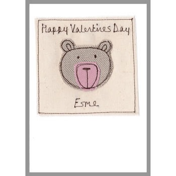 Personalised Bear Birthday Card For Her, 10 of 12