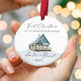Personalised First Christmas Ornament Custom Address, thumbnail 5 of 7
