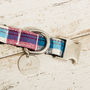 The Marple Red Checked Dog Collar Lead Set, thumbnail 3 of 5