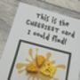Cheese Polymer Clay Birthday Card Handmade, thumbnail 4 of 12