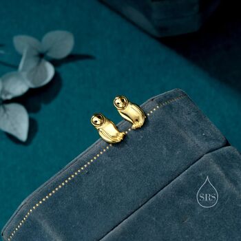 Barn Owl Stud Earrings In Sterling Silver, 2 of 11