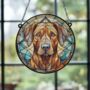 Rhodesian Ridgeback Stained Glass Effect Suncatcher, thumbnail 5 of 6