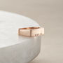 Personalised Rectangle Silver Signet Ring, thumbnail 5 of 11